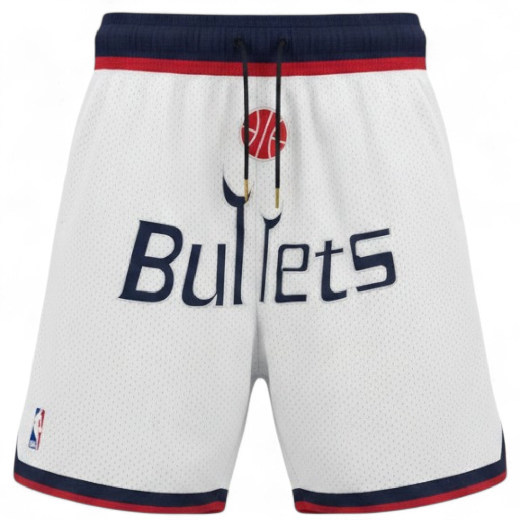 Just Don Washington Bullets Basketball Shorts Usa Mesh Mens M Streetwear Lux Nba